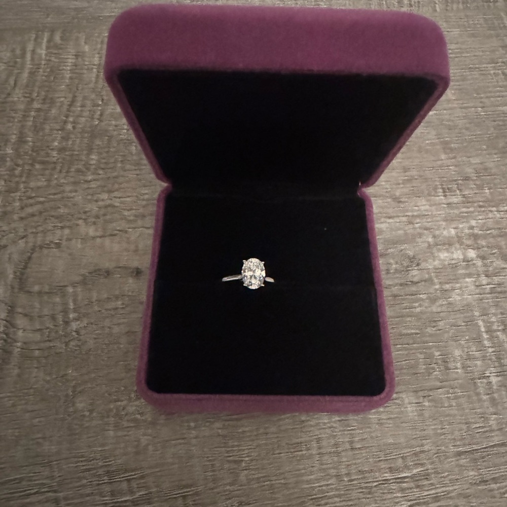 1 carat CZ ring